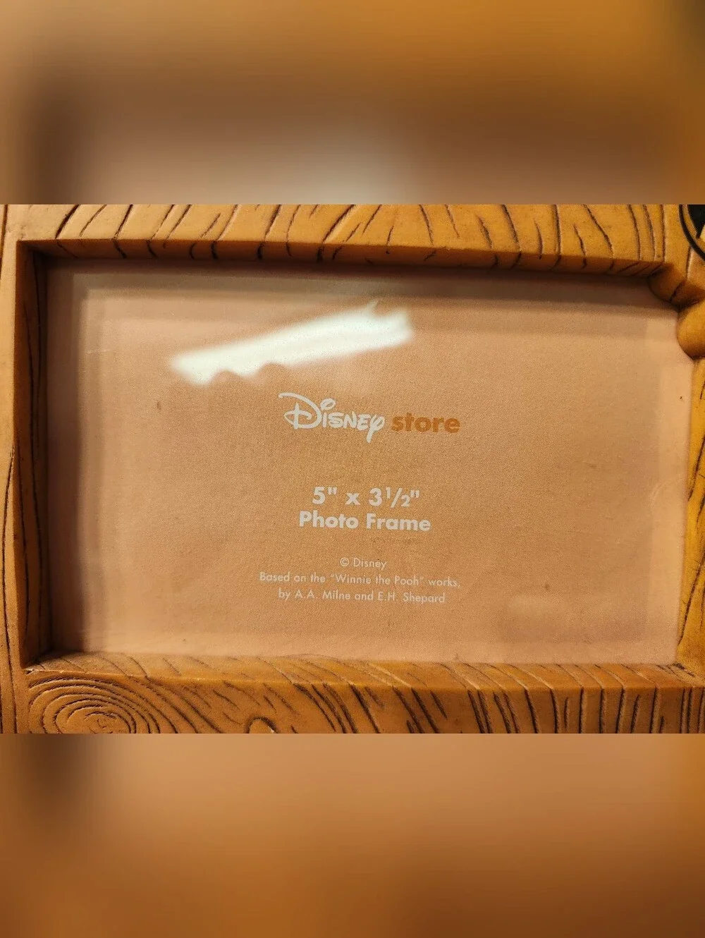 Disney Tigger Woodgrain Picture Frame - Orange, Black